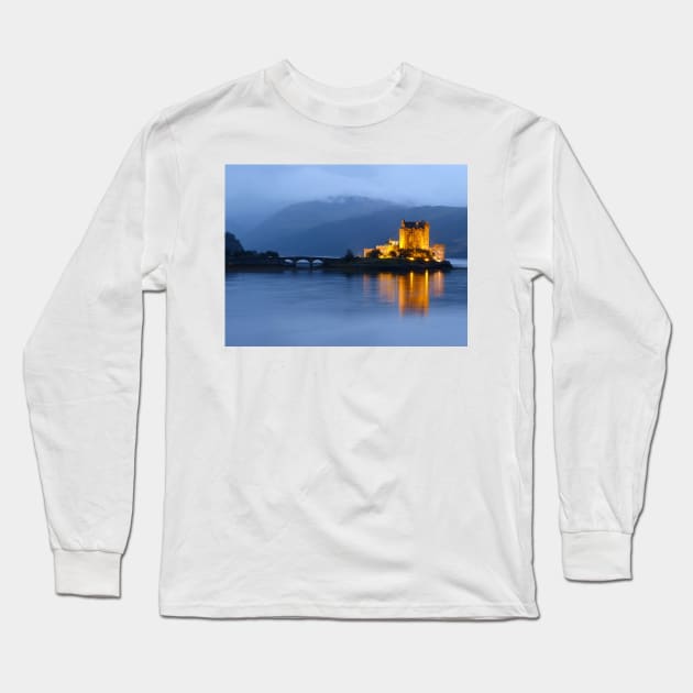 Eilean Donan Castle, Scotland Long Sleeve T-Shirt by Chris Petty